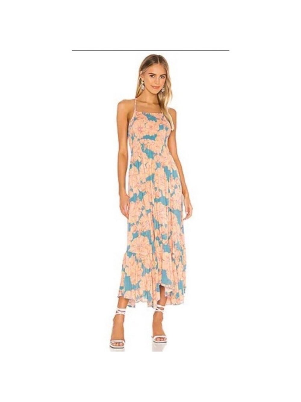 Free People Heatwave Floral Print Maxi Dress XS